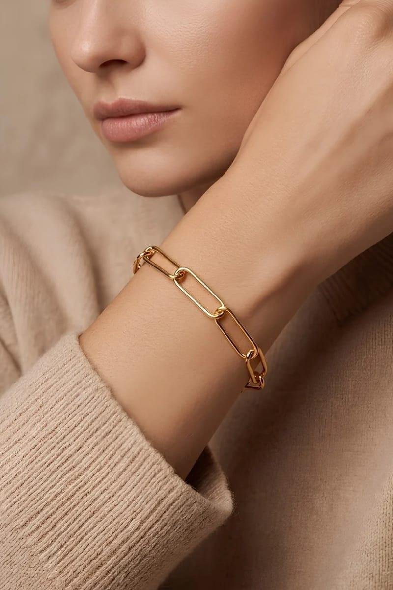 PULSEIRA ELO OVAL CRT OURO