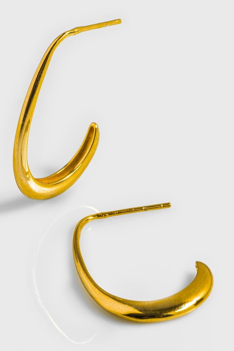 BRINCO DE ARGOLA LISA 28MM OURO