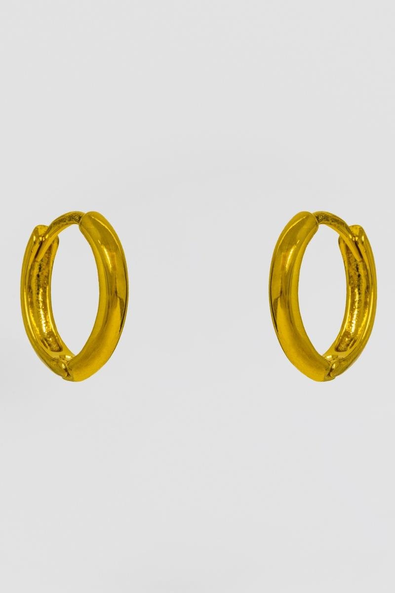 BRINCO CLICK ARGOLA LISA 12MM OURO