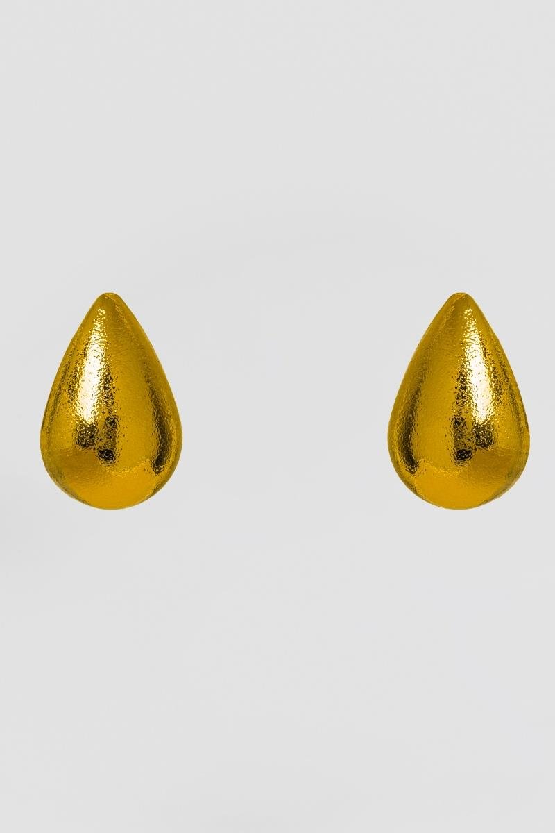 BRINCO GOTA FOSCA 15MM OURO