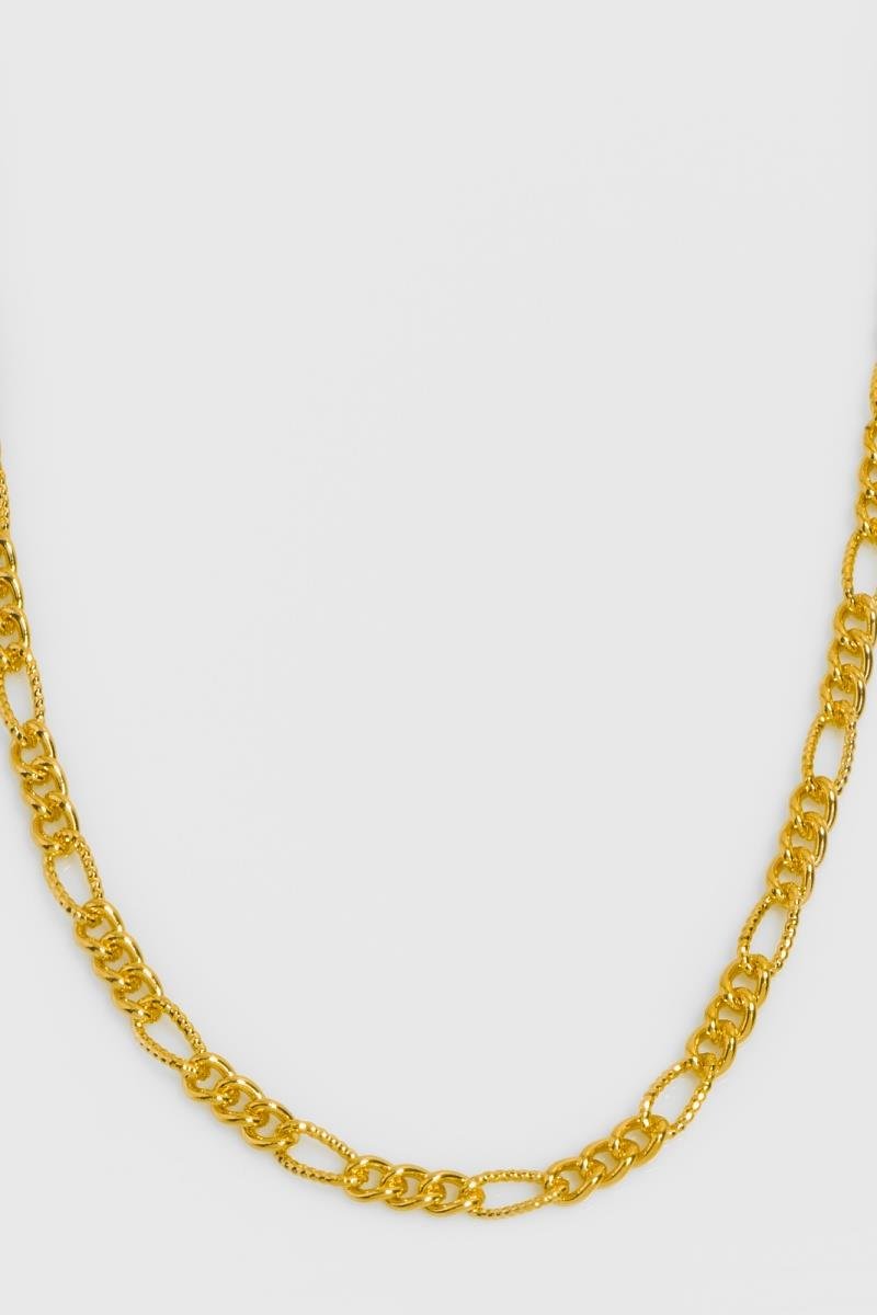 COLAR ELO 3X1 DIAMANTADO 45CM OURO