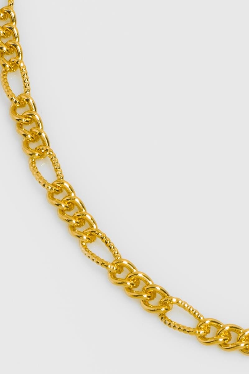 COLAR ELO 3X1 DIAMANTADO 45CM OURO