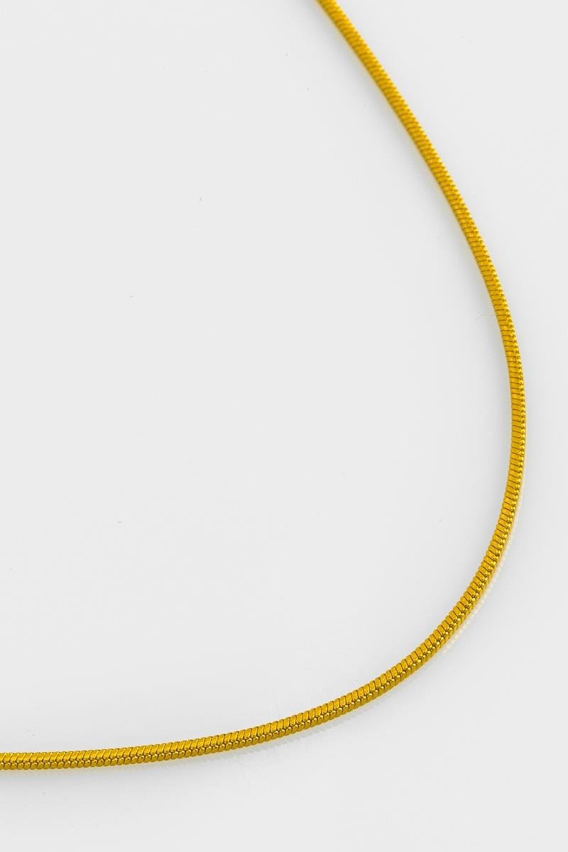 COLAR RABO DE RATO 45CM OURO
