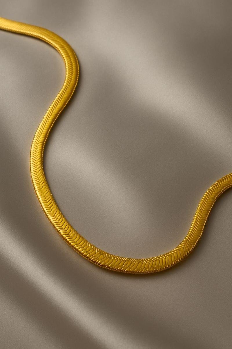 COLAR CHOKER LACRAIA 5MM OURO