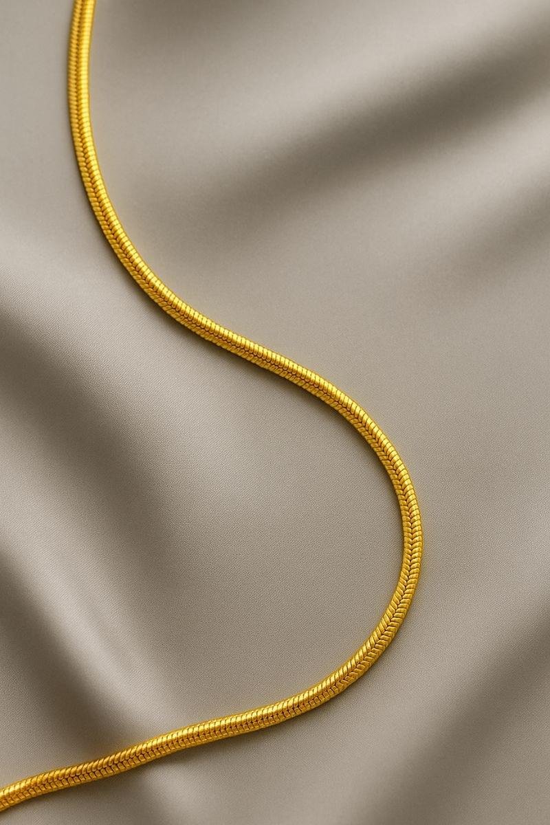 COLAR LACRAIA 2MM 60CM OURO