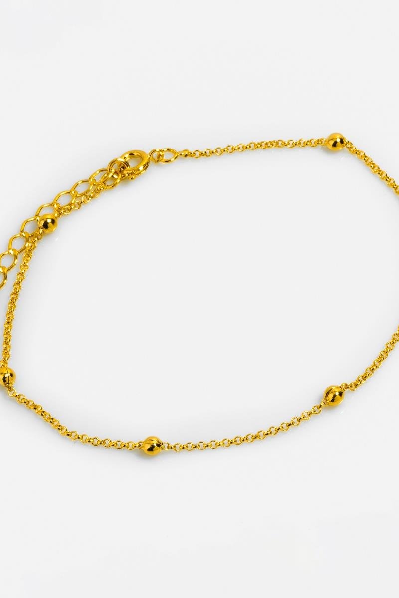 PULSEIRA VENEZIANA BOLINHA 2.5MM OURO