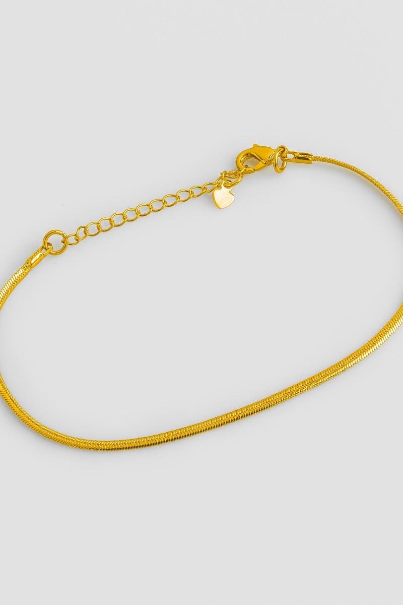 PULSEIRA LACRAIA FINA 2MM LISA OURO