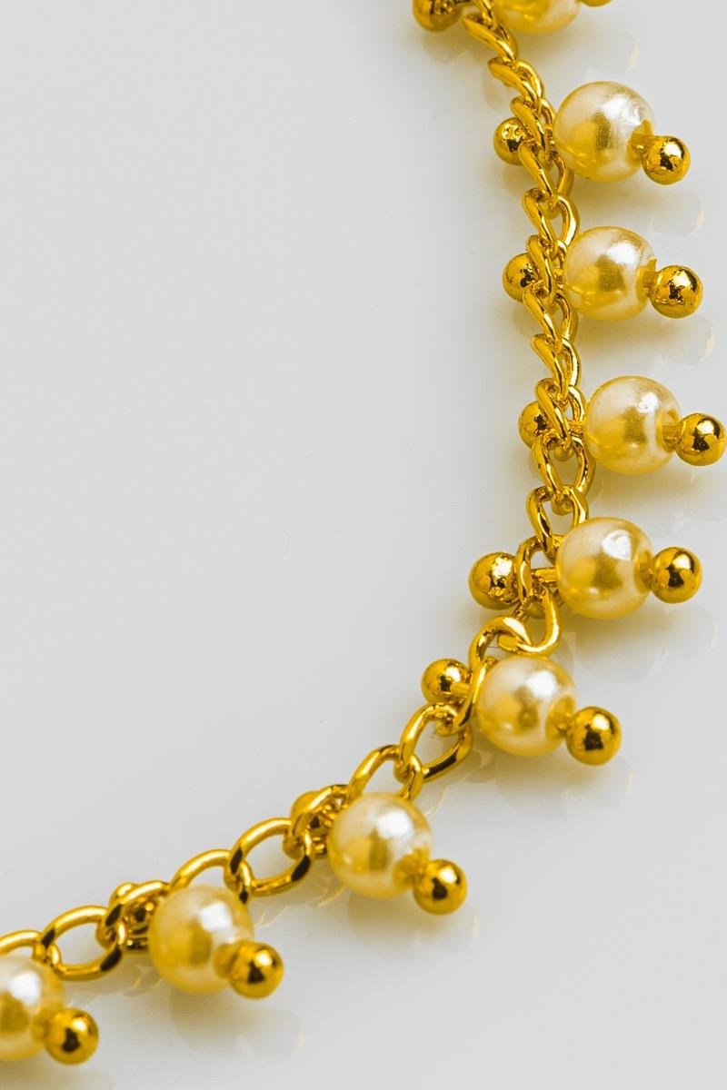 PULSEIRA DE PÉROLA ELO GRUME OURO