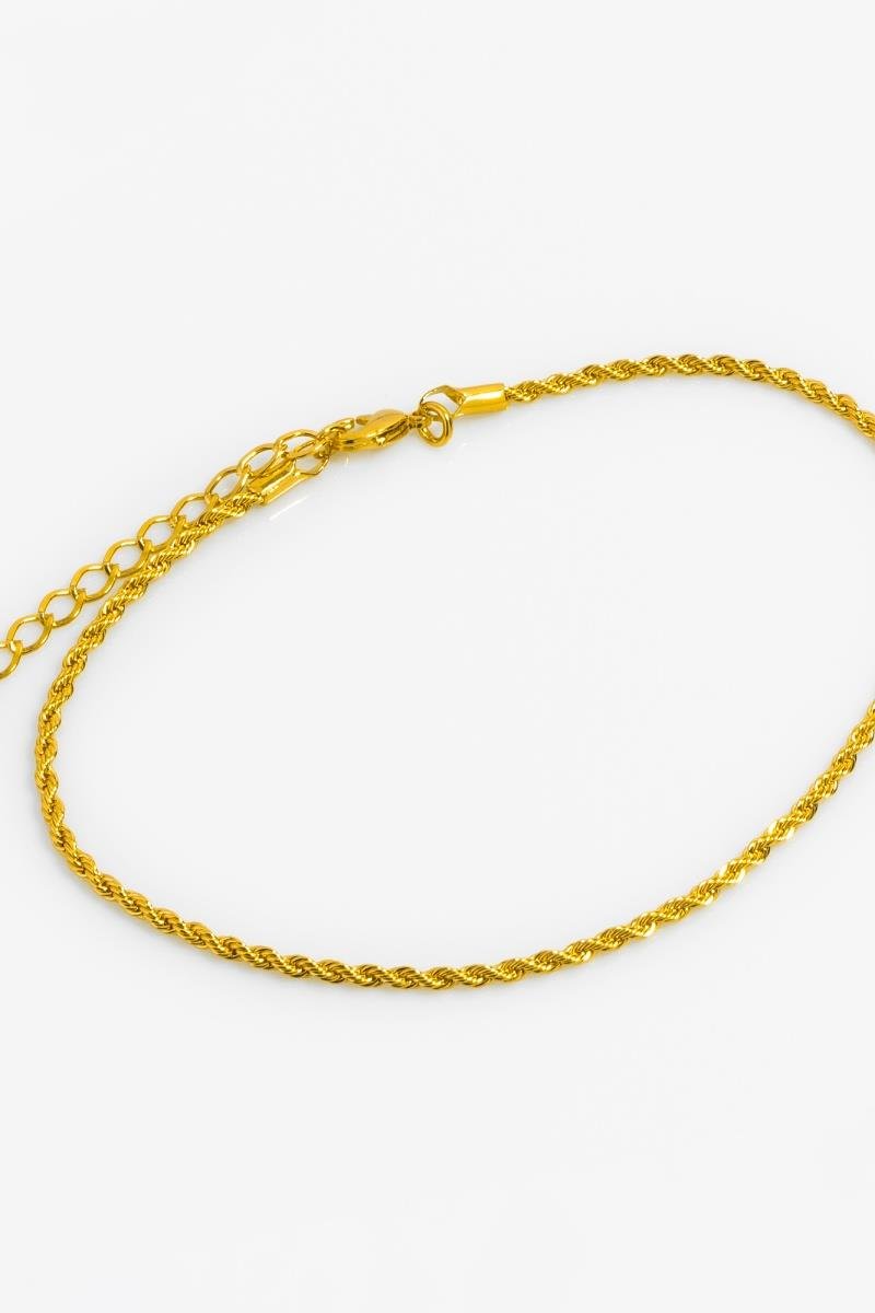 TORNOZELEIRA CORDÃO ITALIANO OURO